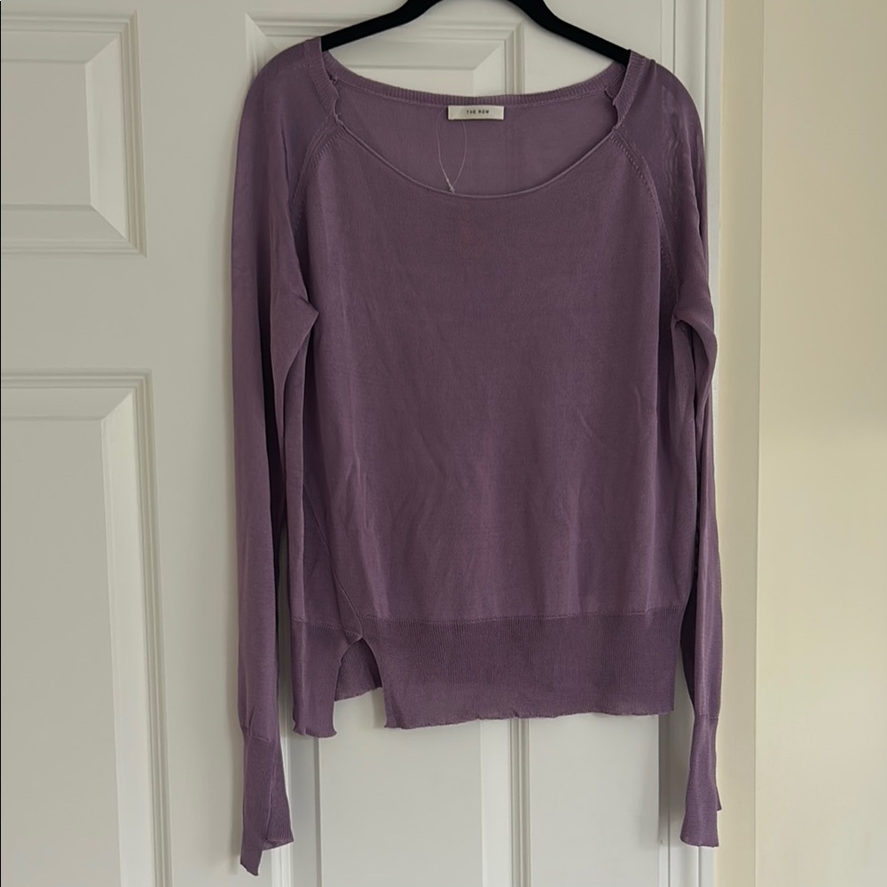 The Row Soft Purple Knitwear